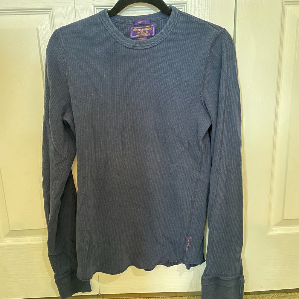 Abercrombie Mens Long Sleeved 100% Cotton Long Sleeved Muscle Shirt